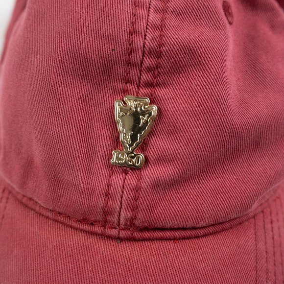 Nashawtuc CC Country Club red hat w/ 1960 Gold logo by American Needle - Picture 2 of 9